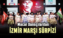 Büyükçekmece’de Macar dansçılardan İzmir Marşı sürpizi