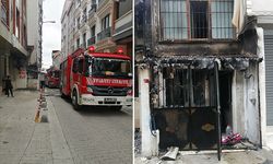 Sefaköy'de yangın; Uygur Türklerinin kaldığı ev yandı