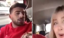 Video çeken kız sevgilisinin satır çıkardığını görünce şaşkına döndü