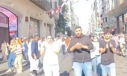 Taksim İstiklal Caddesi'nde 'Biji Kürdistan' sloganları
