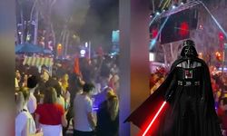 Bağdat Caddesi'nde Darth Vader'li 29 Ekim kutlaması