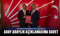 CHP Adalar İlçe Başkanı Ercan Akpolat’tan aday adalık açıklamasına davet