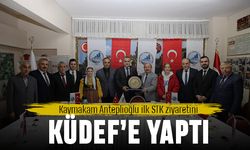 Kaymakam Anteplioğlu ilk STK ziyaretini KÜDEF’e yaptı