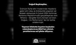 Beşiktaş Belediyesi Erzincan'daki maden faciası nedeniyle konserleri erteledi