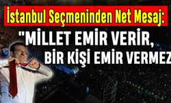 İstanbul Seçmeninden Net Mesaj: "Millet Emir Verir, Bir Kişi Emir Vermez"