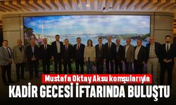 Mustafa Oktay Aksu komşularıyla Kadir Gecesi iftarında buluştu