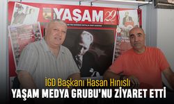 İGD Başkanı Hasan Hınıslı, Yaşam Medya Grubu'nu ziyaret etti