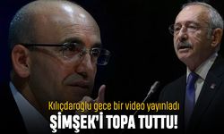 Kılıçdaroğlu gece evinden bir video yayınlayarak Mehmet Şimşek'i topa tuttu