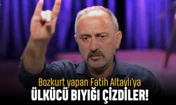 Ülkücü bıyıklı Bozkurt yapan Fatih Altaylı