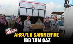 AKSU’LU SARIYER’DE İBB TAM GAZ