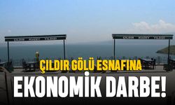 Çıldır Gölü esnafına ekonomik darbe