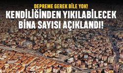 Depreme gerek yok; İstanbul'da kendiliğinden yıkılabilecek bina sayısı açıklandı