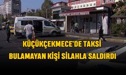 Küçükçekmece'de Taksi Bulamayan Kişi Silahla Saldırdı