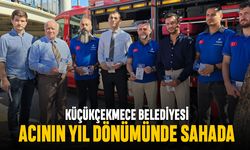 Küçükçekmece Belediyesi depremin yıl dönümünde sahada