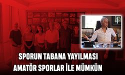 Sporun tabana yayılması amatör sporlar ile mümkün