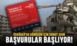 Üsküdar'da deprem için somut adım; Başvurular başlıyor