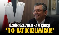 Özgür Özel'den rakı çıkışı; '10 kat ucuzlayacak'