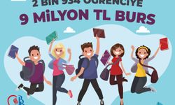 2 bin 934 öğrenciye 9 milyon TL burs