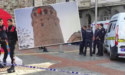 Galata'da intihar eden kişinin görüntüsü ortaya çıktı