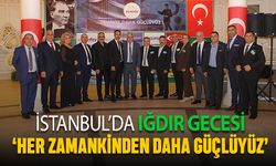 İstanbul’da Iğdır gecesi; ‘Her zamankinden daha güçlüyüz’