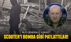 Rus Korgenerale suikast; Scooter'ı bomba gibi patlattılar