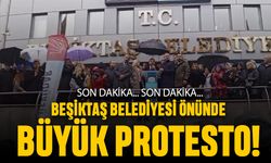 CHP'den Beşiktaş Belediyesi önünde büyük protesto