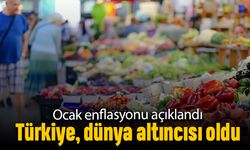 Enflasyon açıklandı; Türkiye dünyada altıncı sırada