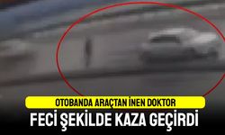 Esenyurt'ta otobanda aracından inen doktora araba çarptı