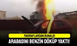 Masraflardan bıkıp arabasını yakan kadın gündemde