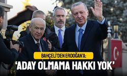 Bahçeli'den Erdoğan'a; Aday olmama hakkı yok
