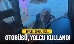 Böylesi görülmedi; Adana'da Otobüsü Yolcu Kullandı