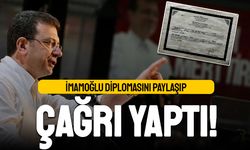 İmamoğlu diplomasını paylaşıp mitinge çağırdı