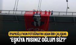 İmamoğlu'nun fotoğrafını asan İBB çalışanı; Eşkiya mısın oğlum sen?