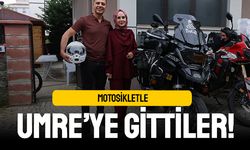 Motosikletle Umre’ye gittiler