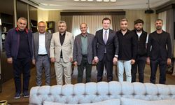 Balcıoğlu, Semizkumlar Heyetini Makamında Ağırladı