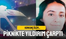 Piknikte telefonla konuşan kadına yıldırım çarptı