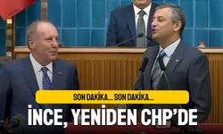 Özgür Özel'le kürsüye çıktı; Muharrem İnce yıllar sonra tekrar CHP'ye katıldı