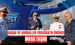 Bakan Güler ve Amiraller Erdoğan’ın Önünde Masa Taşıdı