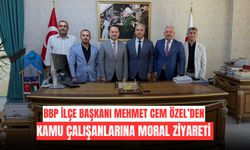BBP İlçe Başkanı Mehmet Cem Özel’den Kamu Çalışanlarına Moral Ziyareti