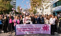 Balonlar Burcu Hanım için yükseldi