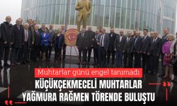 Muhtarlar, Yağmura Rağmen Törende Buluştu