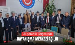 20 ŞEHİDİN GÖLGESİNDE DAYANIŞMA MERKEZİ AÇILDI