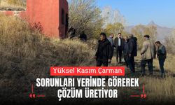 Çarman, sorunları yerinde görerek çözüm üretiyor