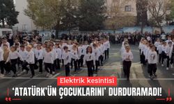 Elektrikler Kesildi, Yürekler Aydınlandı: Atatürk Çocukları Hep Bir Ağızdan Söyledi