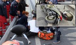 Küçükçekmece'de motosiklet bariyerlere çarptı: Genç kadın yaşamını yitirdi