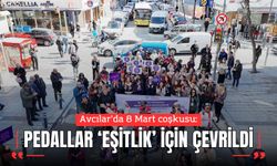 Avcılar’da 8 Mart coşkusu: Pedallar eşitlik için çevrildi!