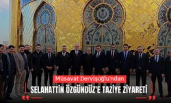 Müsavat Dervişoğlu'ndan Selahattin Özgündüz'e taziye ziyareti