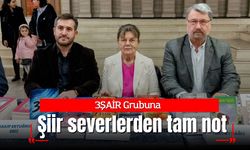 3ŞAİR grubuna şiir severlerden tam not