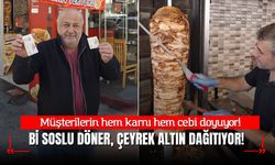 Müşterilerin Hem Karnı Hem Cebi Doyuyor; Bi Soslu Döner Çeyrek Altın Dağıtıyor!