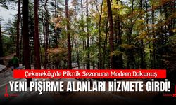 Çekmeköy’de Piknik Sezonuna Modern Dokunuş: Yeni Pişirme Alanları Hizmete Girdi!